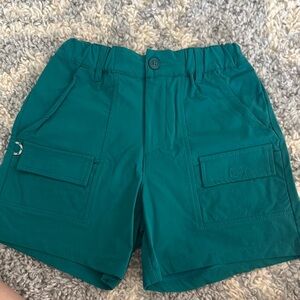 Green Cargo Utility Shorts with Belt Loops Prodoh boys 7/8